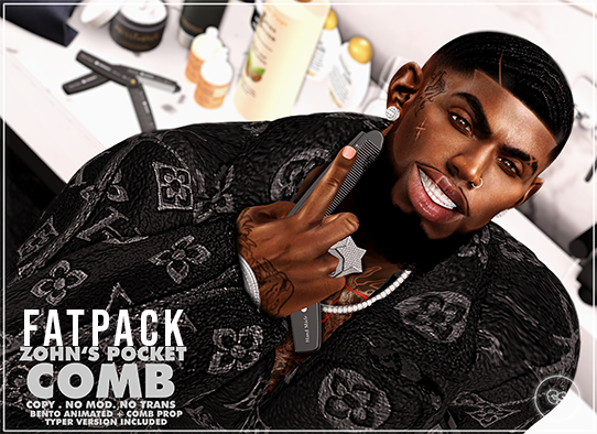 C$// Zohn's Pocket Comb - FATPACK [Unpack]