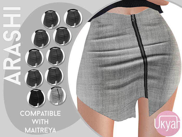 ~UKYAH~ Arashi Skirt (Maitreya) - DEMO