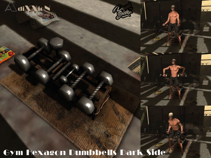 Gym Dumbells Hexagon