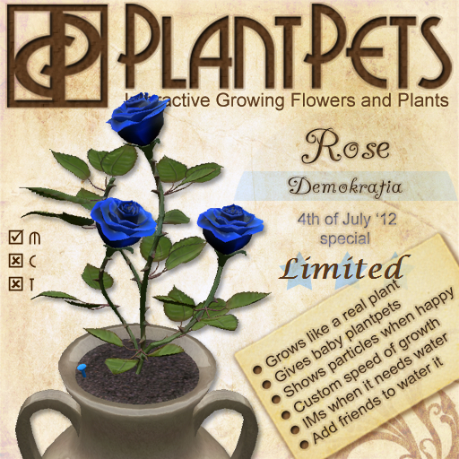 PlantPet Seed [Rose *Demokratia*] (LIMITED)