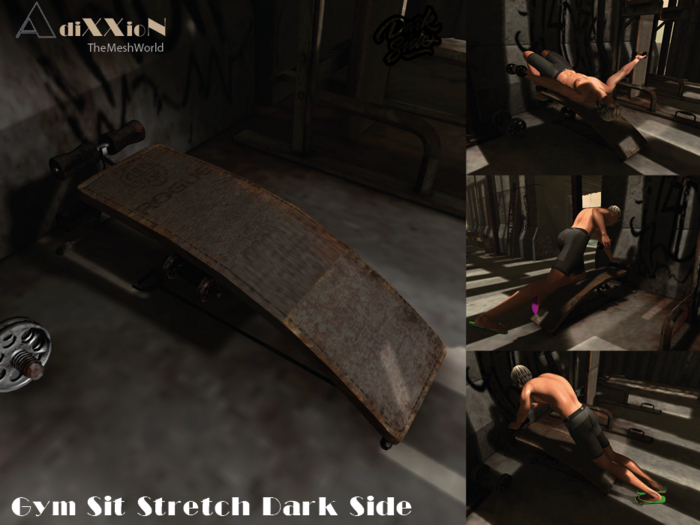 Gym Press Sit Stretch Old Damage