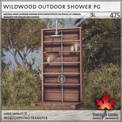 Trompe Loeil - Wildwood Spa Shower PG [mesh]