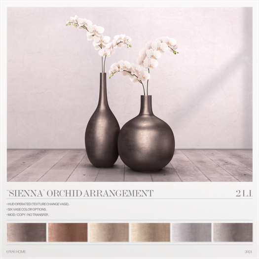 Onsu - "Sienna" Orchid Arrangement