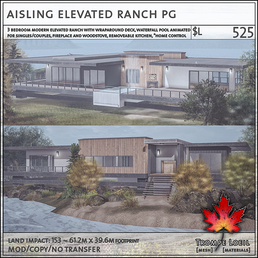 Trompe Loeil - Aisling Elevated Ranch PG V1.2 [mesh]