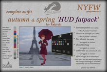 {IG} fashion - HUD fatpack - autumn/spring outfit 2021