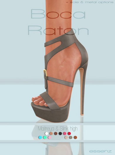 Essenz - Boca Raton (Pink - Silver Accents) Slink