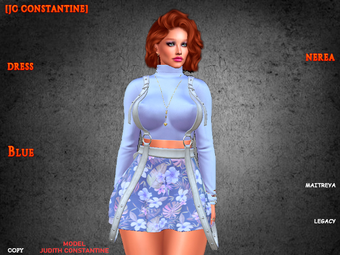 [JC CONSTANTINE] Nerea Dress Blue