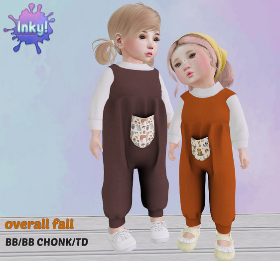 Inky! overall fall   orange