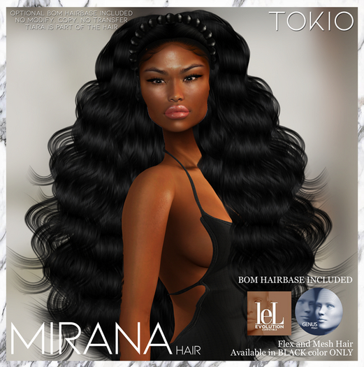 TOKIO Hair - MIRANA Flex Hair - Black