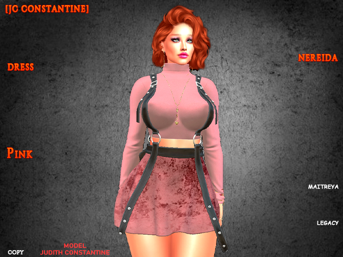 [JC CONSTANTINE] Nereida Dress Pink