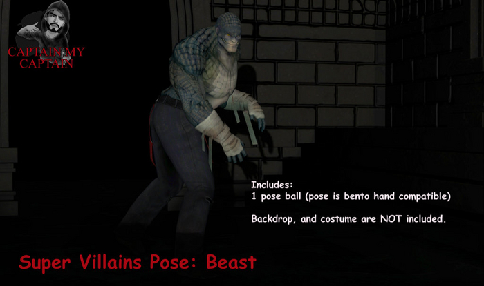 Super Villain Pose: Beast