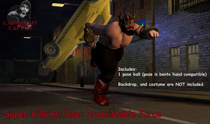 Super Villains Poses: Irresistible Force