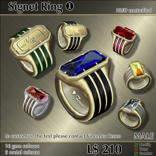 Signet Ring 1 male