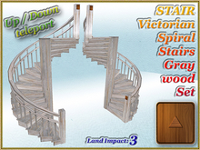 STAIR - Victorian Spiral Stairs - Gray Set (3 LI) (Full perm)