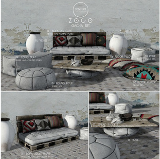 Concept} *11. Zoco. Boho Soga PG. RARE
