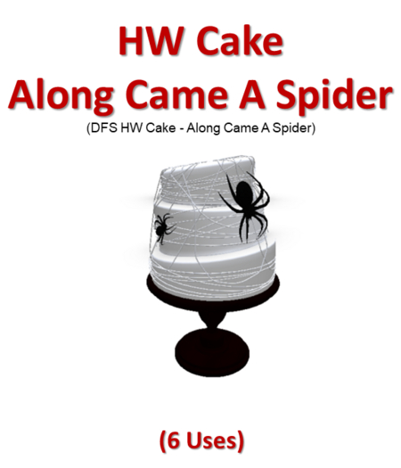 DFS HW Cake & Slice - Along Came A Spider (DFS Texture Only)