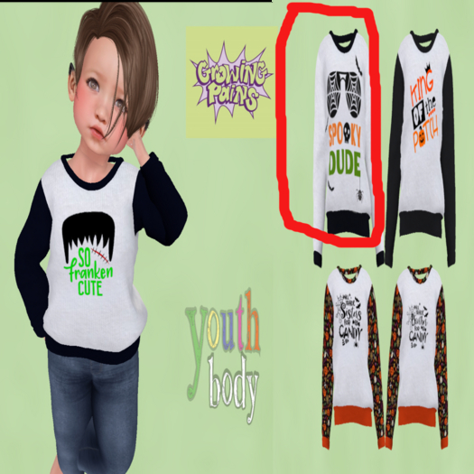 .KJ.Spooky dude sweater