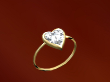 TM Hearts Embraced Right Hand Ring - Bento - Color Change - Resize - Brightness - Right Ring Finger