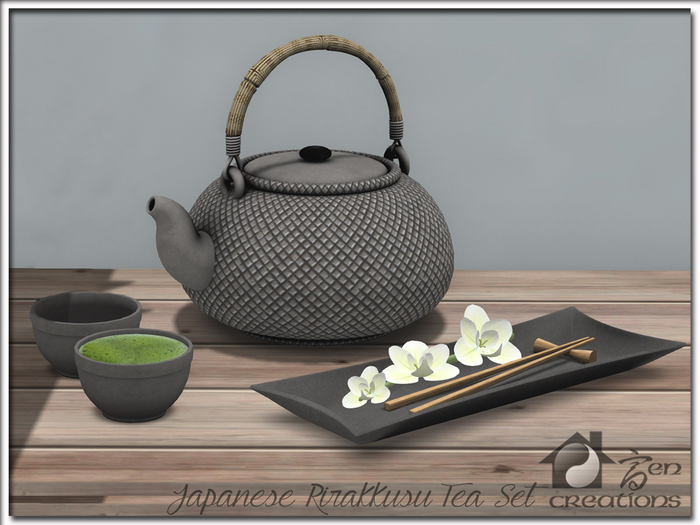Japanese Rirakkusu Tea Set (with texture change & steam)