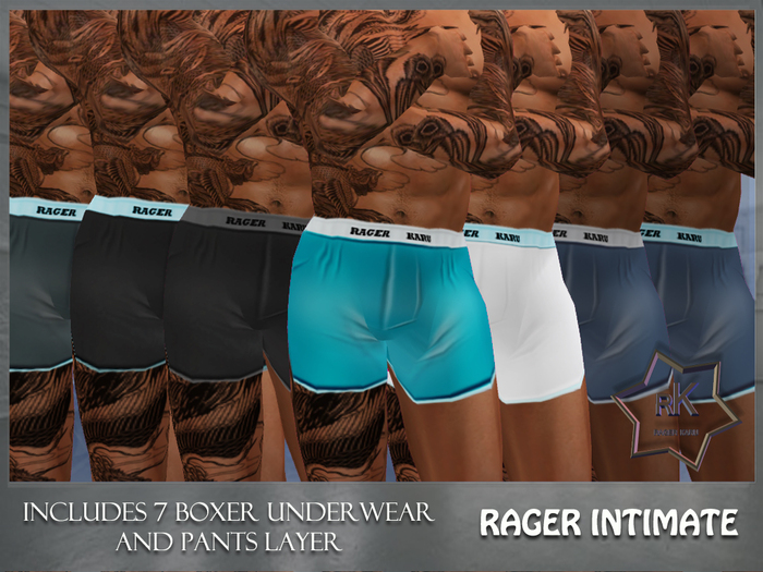 # Rager Karu - Rager Intimate # 7 Boxer Pack