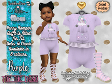 < SP > Penny Romper Outfit for TD/BEBE/CHONK - Purple