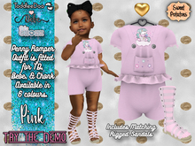< SP > Penny Romper Outfit for TD/BEBE/CHONK - Pink