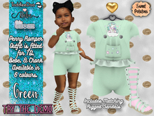 < SP > Penny Romper Outfit for TD/BEBE/CHONK - Green