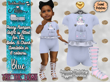 < SP > Penny Romper Outfit for TD/BEBE/CHONK - Blue