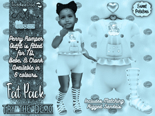 < SP > Penny Romper Outfit for TD/BEBE/CHONK - Fat Pack