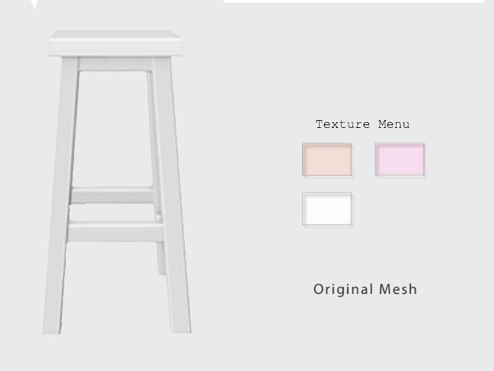 ACORN Hamptons Stool -Coral