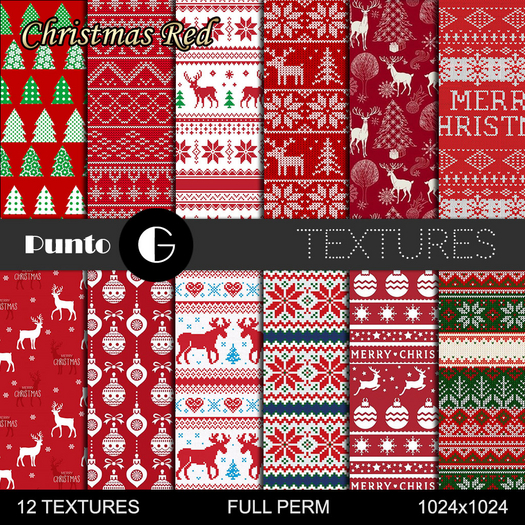 Christmas Red Textures