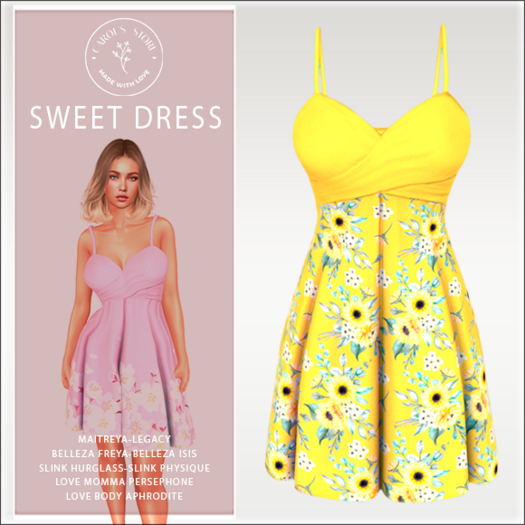 Sweet Dress Yellow