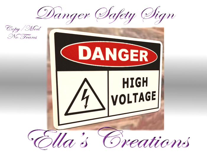 EC Danger Sign High Voltage