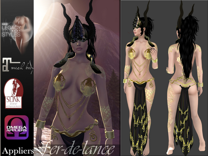 * Fer-de-lance * Fantasy Outfit