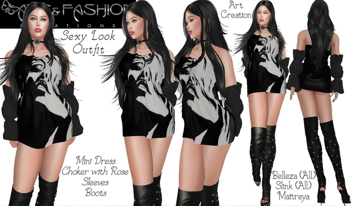 ART & FASHION - SEXY LOOK OUTFIT