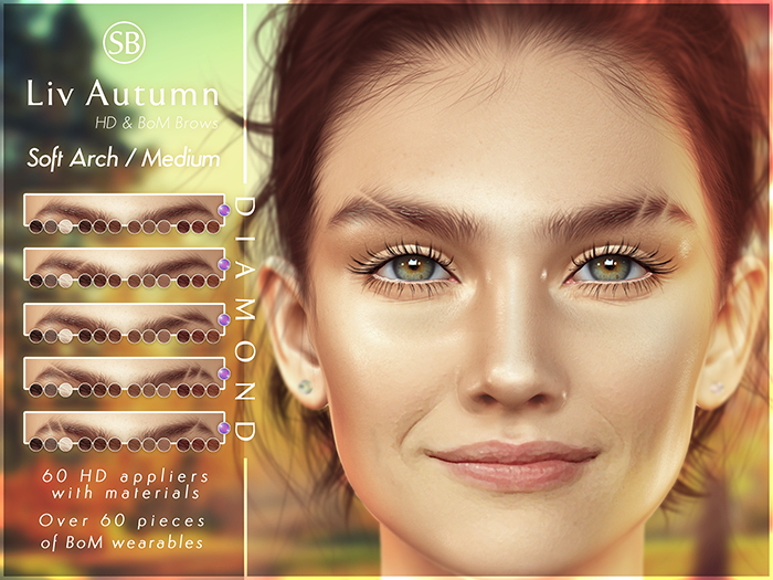 Eyebrows, LeLutka EvoX: LivAutumn.SoftArch.M.DIAMOND