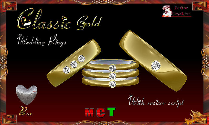 Wedding Rings_Classic gold 