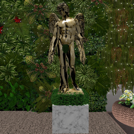 RL: Golden Angel Statue
