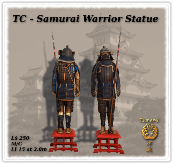 Samurai Warrior Statue