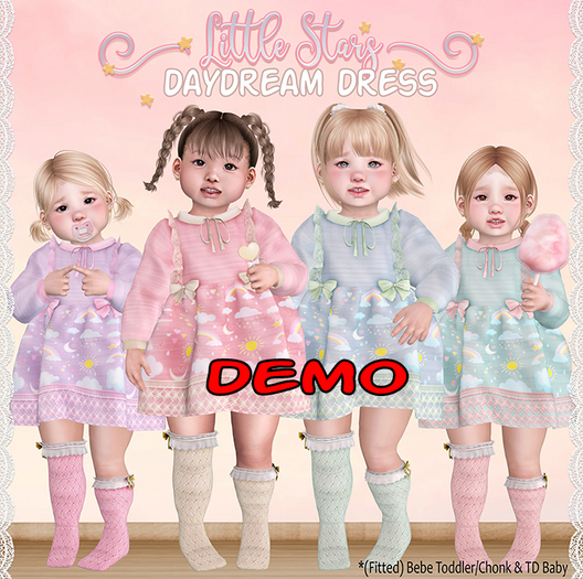 * {.:Little Stars.:} * Daydream Dress - DEMO (TD/BB)
