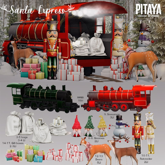 Pitaya - Santa Express Complete / full set + Rares
