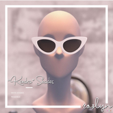 roslyn. kendra sunglasses. white [unpack]