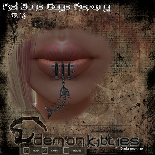 >> DK << FishBone Cage Piercing 5L$ !