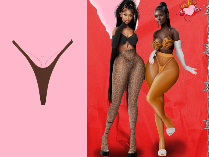 LVRGRL Snnr Thong - Coco