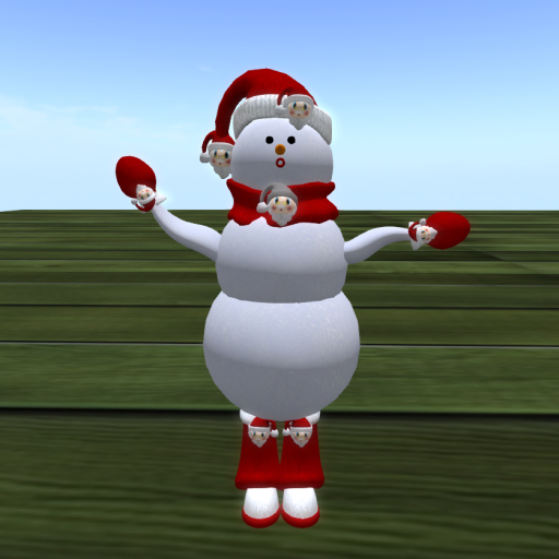 Santa Snowman Boxed