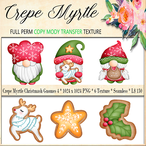 Crepe Myrtle Christmash Gnomes 4