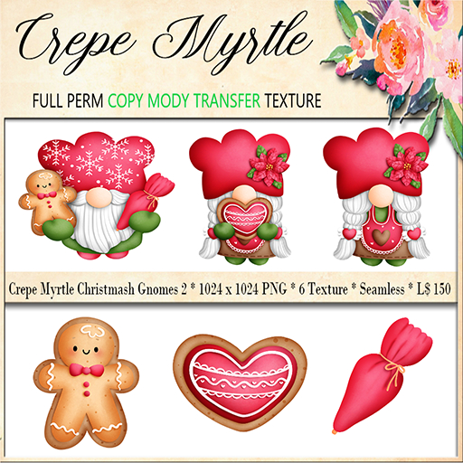 Crepe Myrtle Christmash Gnomes 2