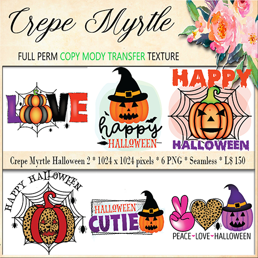 Crepe Myrtle Halloween 2 PNG