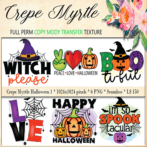 Crepe Myrtle Halloween 1 PNG