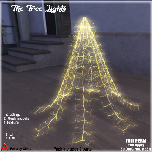 Lights - Full Perm Lights Waterfall Tree